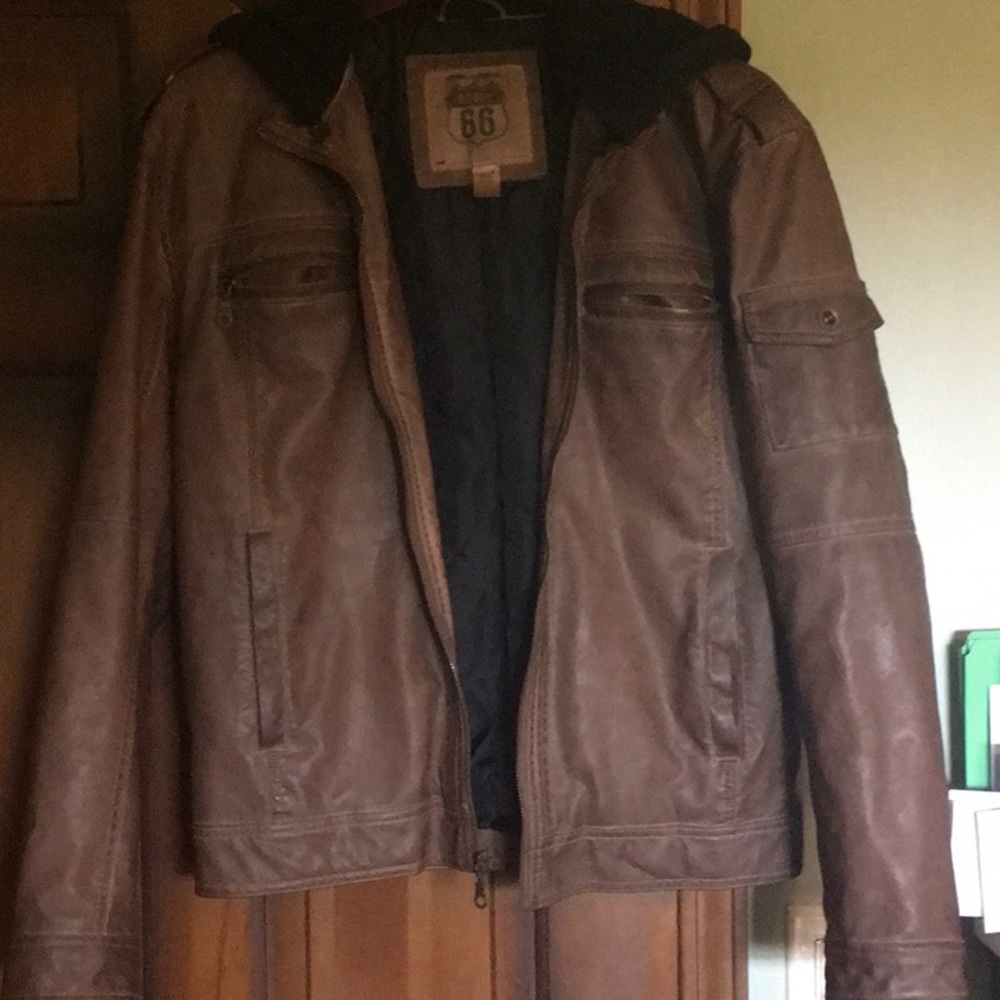 Men’s Faux Leather Jacket